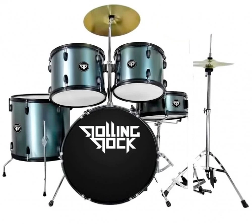 Ударная установка ROLLING ROCK JR-2221A GRF графитовый металлик фото 1