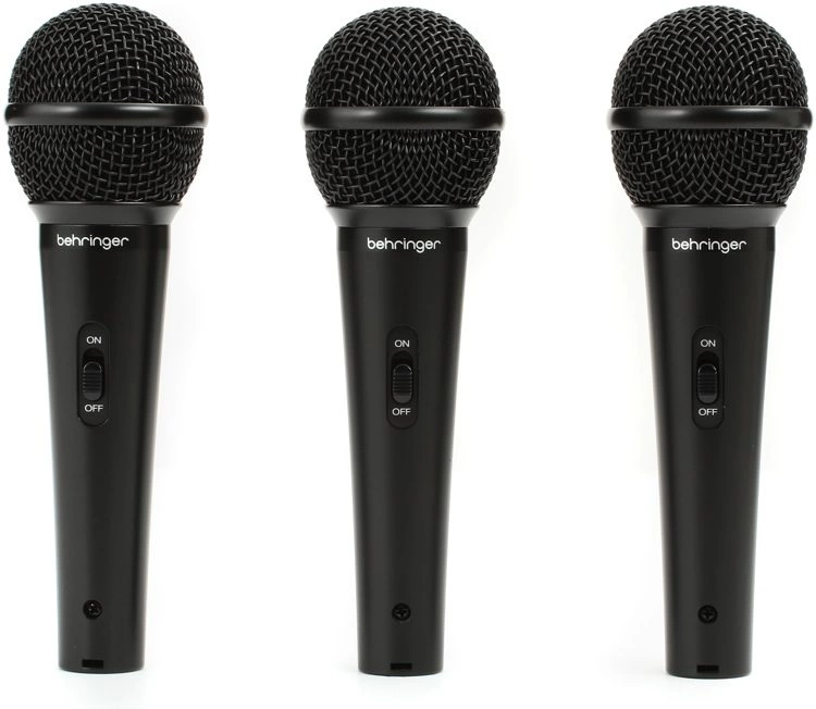 Набор из 3-х вокальных микрофонов BEHRINGER XM1800S фото 2