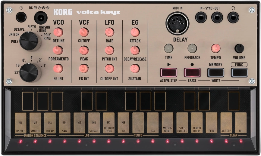 Аналоговый синтезатор KORG Volca Keys machin фото 1